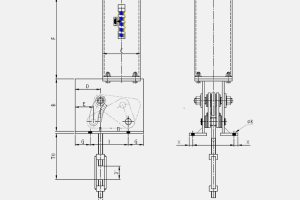 Suporte de Mola - Carga Constante - ST-100 - TIPO E / Layout B
