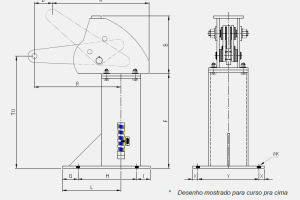 Suporte de Mola - Carga Constante - ST-100 - Tipo F / Layout A