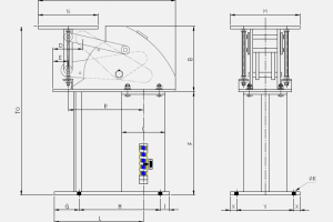 Suporte de Mola - Carga Constante - ST-100 - TIPO F / Layout B
